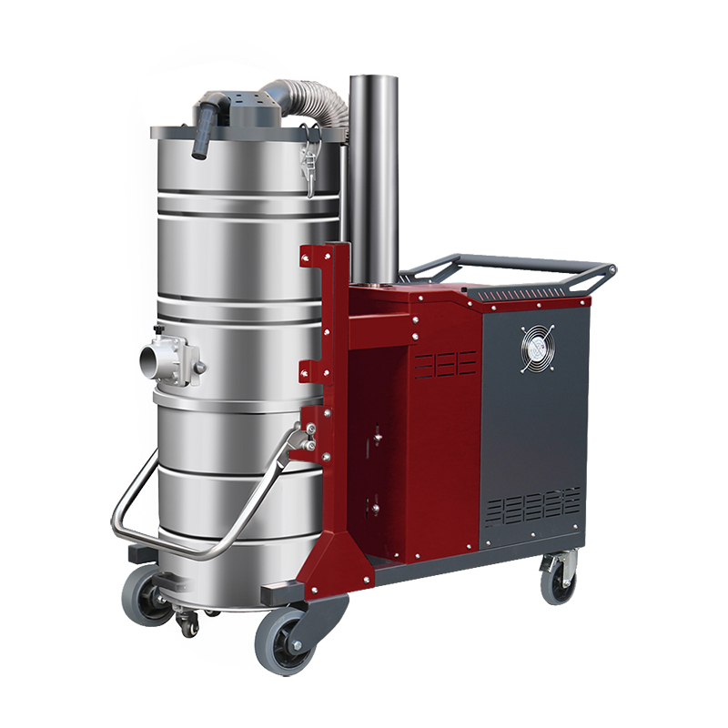 温州坦洁380V 双桶手动反吹工业吸尘器X8系列